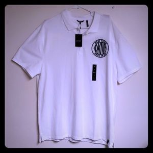 Mens DKNY NWT XL polo short sleeve shirt